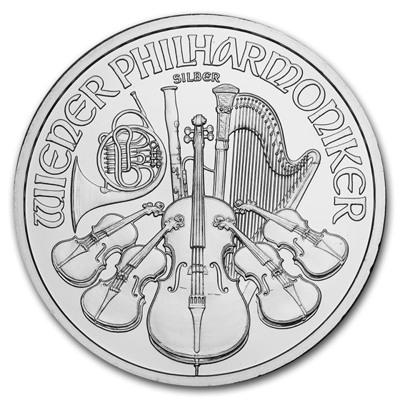 Austria 1 oz Silver Philharmonic (Random Year) Austria 1 oz Silver Philharmonic (Random Year)